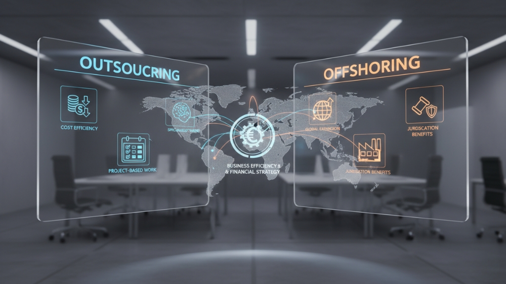 Difference Between Outsourcing and Offshoring