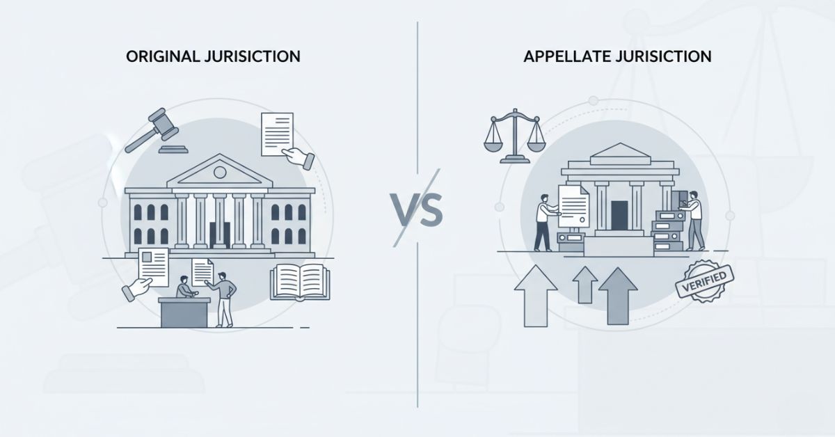 Original vs Appellate Jurisdiction